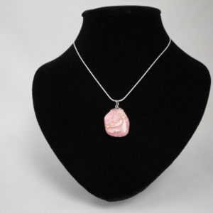 Rhodochrosite pendant